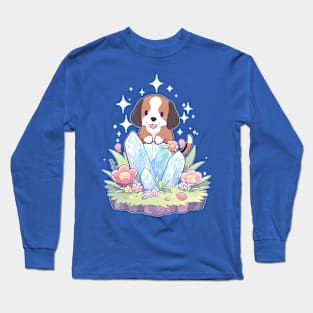 Beagle Dog Crystal Long Sleeve T-Shirt